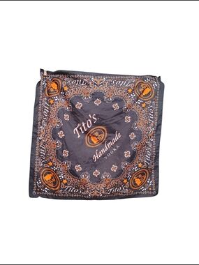 Tito's Handmade Vodka Logo Bandana - Black & Orange